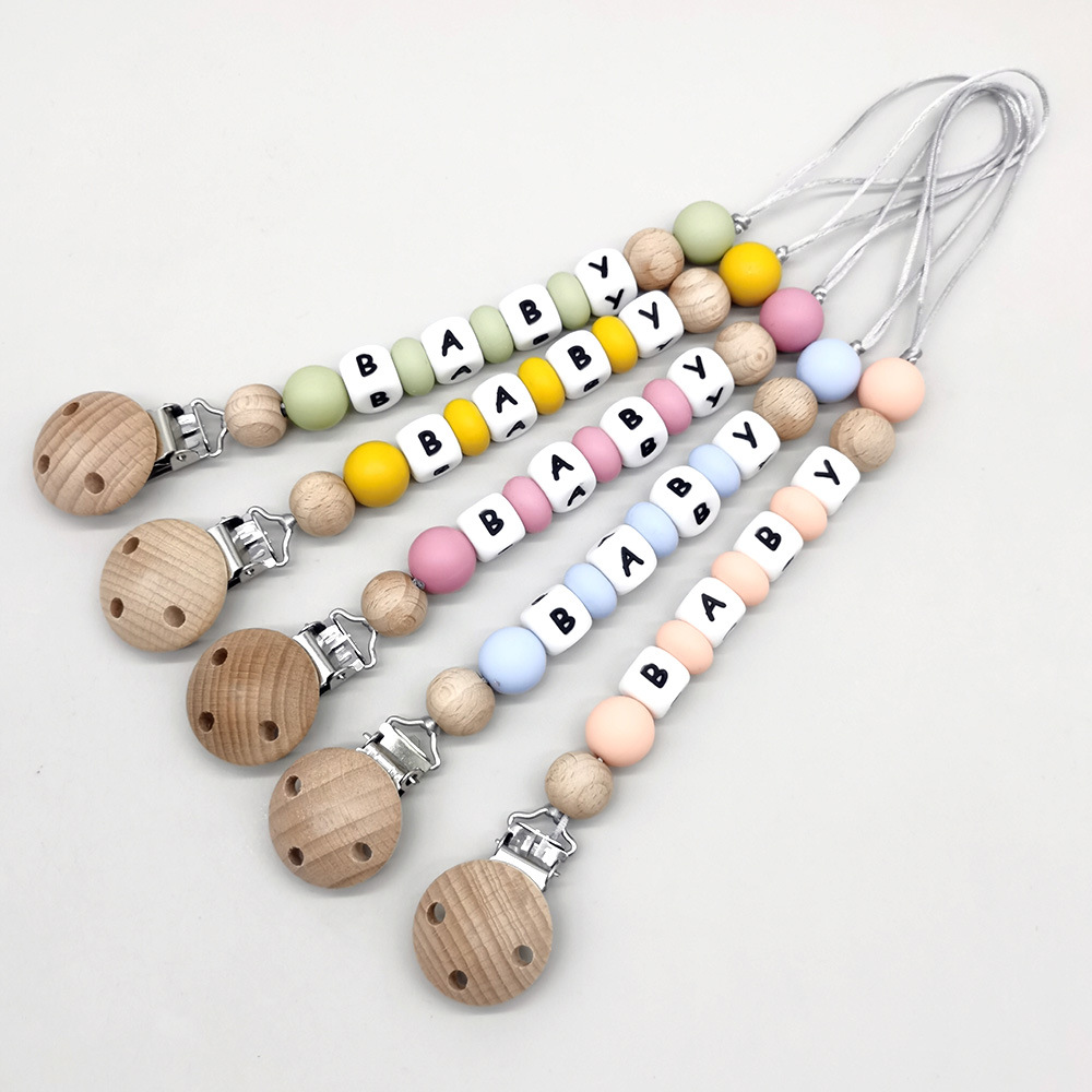 Baby Products Name - Зажимы для соски с индивидуальным именем,