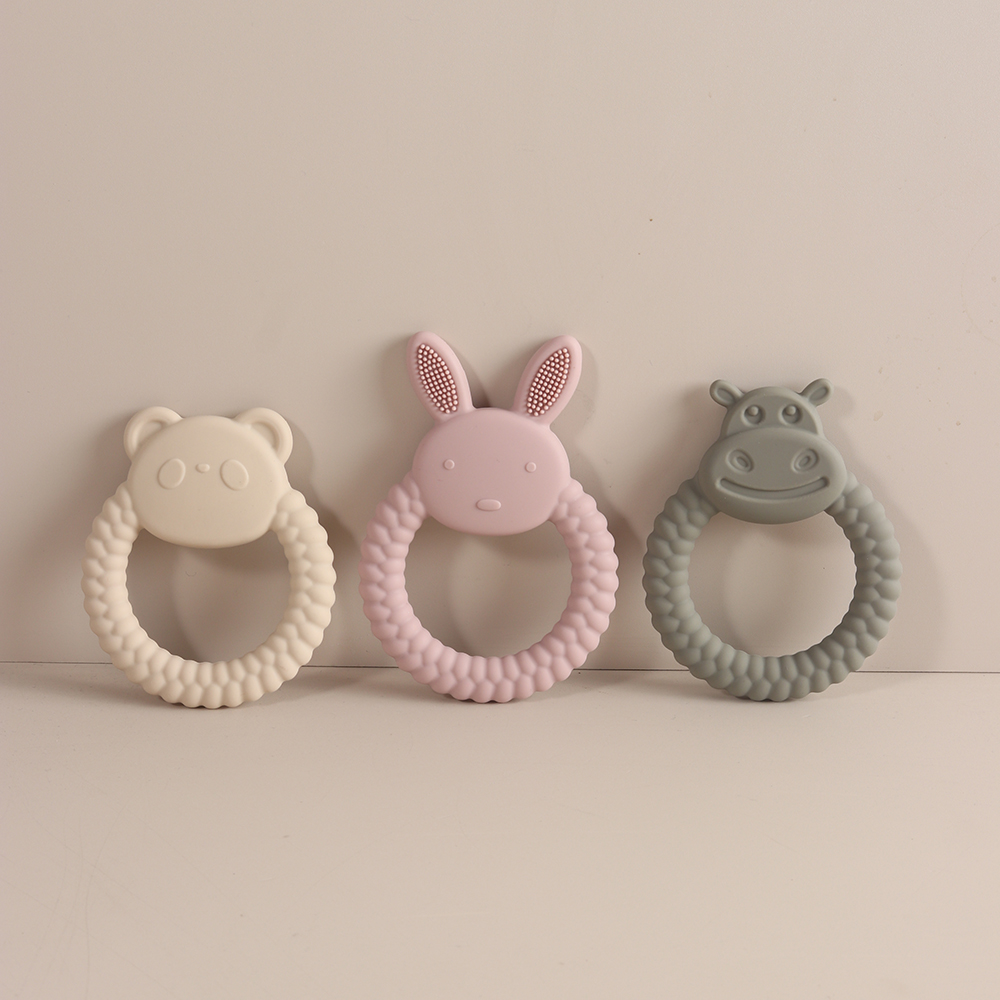 Baby Products Rabbit - Милый силиконовый прорезыватель в виде животных,