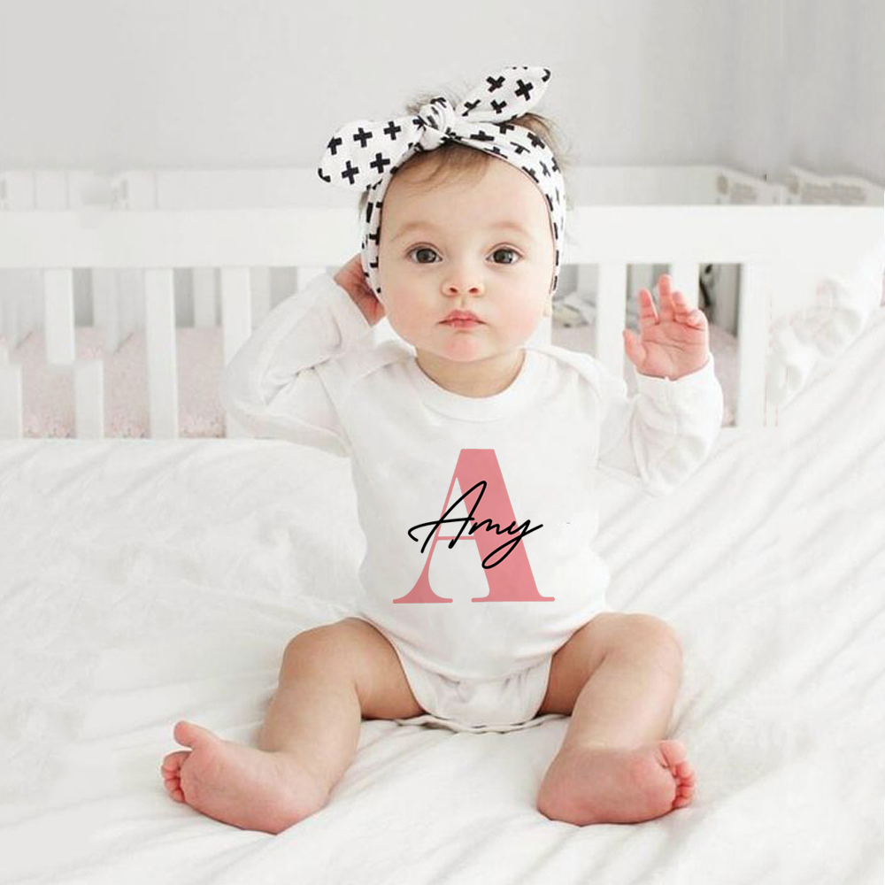 Baby Products Name - Комбинезон с именем для маленьких девочек,