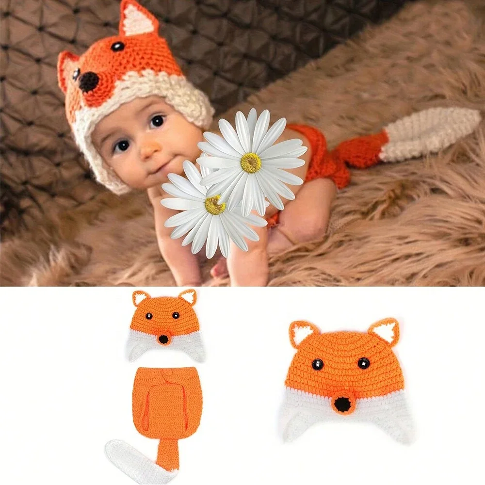 Baby Products Expo - Животный стиль Новорожденный ребенок вязаный крючком