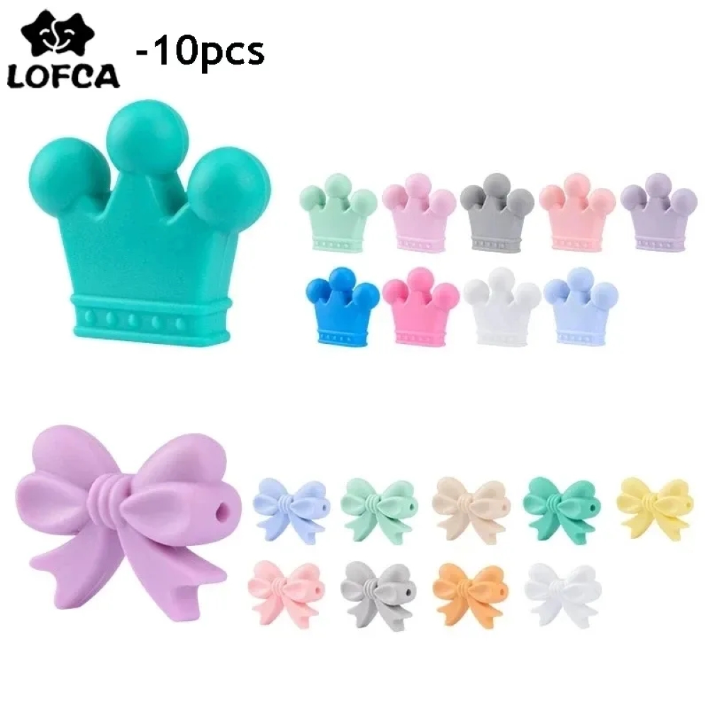 Baby Products Expo - LOFCA 10 шт./лот силиконовые бусины в