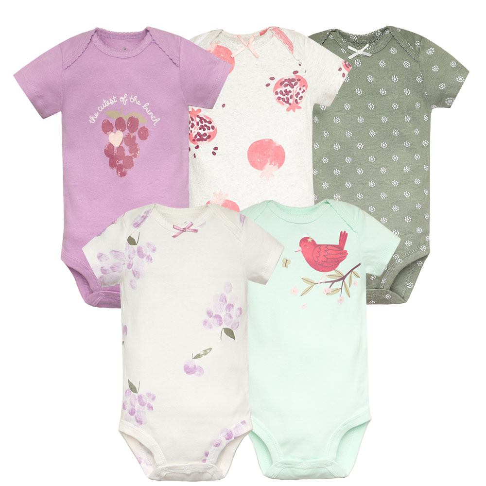 5 шт./лот, боди для малышей, м – обзор и цена Baby Products Essential