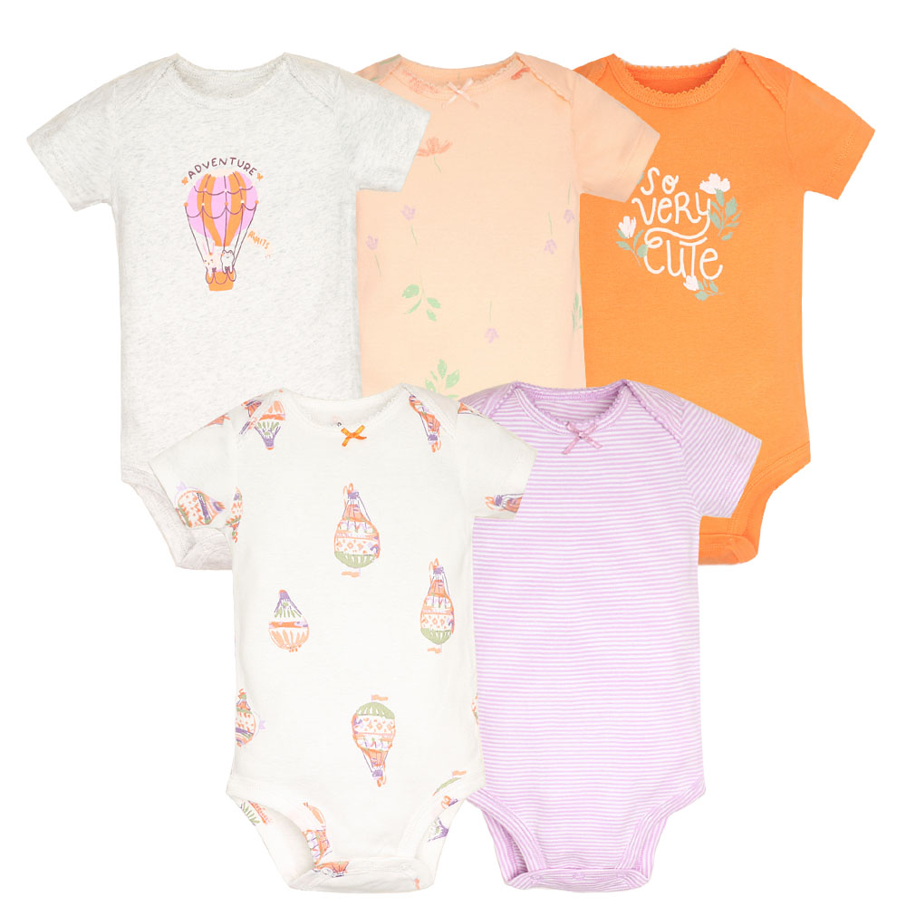 5 шт./лот, боди для малышей, м – обзор и цена Baby Products Essential