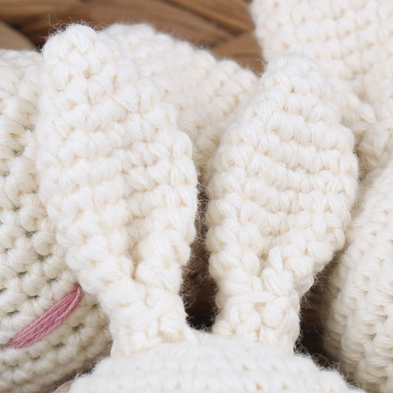 Кролик-погремушка, вязаная крю – обзор и цена Baby Products Rabbit